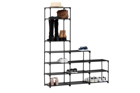 Modułowy regał na buty Intissa czarny