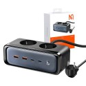 Listwa zasilająca z 2 gniazdami 6w1, 2x USB-C, 2x USB-A Mcdodo CH-4610, EU (czarna)