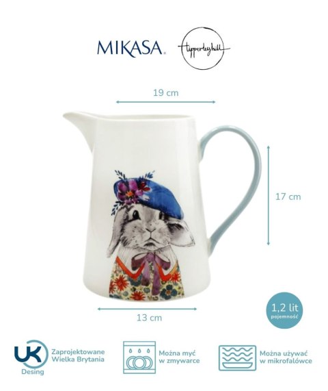 Mikasa Tipperleyhill, Dzbanek na Mleko Zając - 1,2 litra