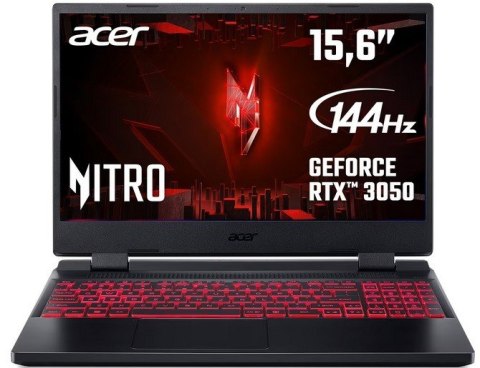 ACER Gaming Nitro 5 AN515-58-72EP (15.6"/I7-12650H/RTX3050/16GB/SSD512GB/Czarny)