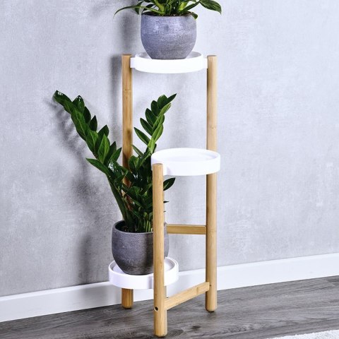 Kwietnik na trzy donice 70 cm