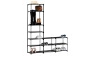 Modułowy regał na buty Intissa czarny