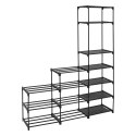 Modułowy regał na buty Intissa czarny