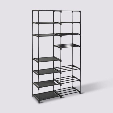 Modułowy regał na buty Intissa czarny