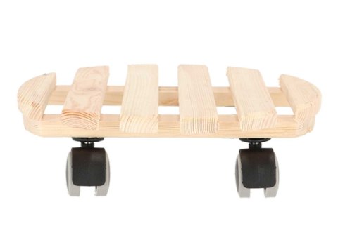 Wózek na donicę drewniany 29x29 cm