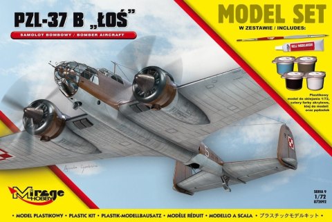 PZL-37B ŁOŚ model set