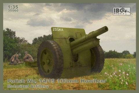 Model plastikowy Polish Wz.14/19 100 mm Howitzer-Motorized Ar