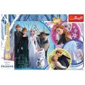 Puzzle 100 elementów Glitter W blasku miłości Frozen 2