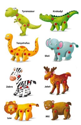 Zestaw konstrukcyjny Śrubkowy zwierzyniec