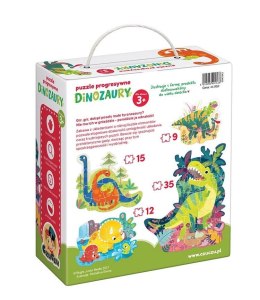 Puzzle progresywne - Dinozaury