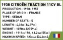 Klocki Citroen Traction 11CVBL