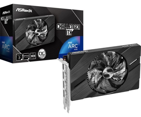 Karta graficzna ASROCK A380 Challenger ITX 6GB GDDR6 (A380 CLI 6GO)