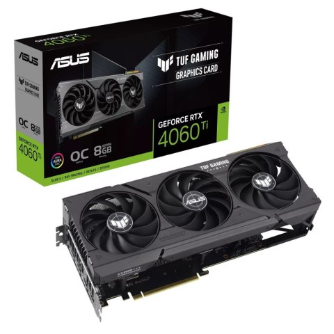 Karta graficzna ASUS GeForce RTX 4060 Ti TUF Gaming OC 8 GB GDDR6X (TUF-RTX4060TI-O8G-GAMING)