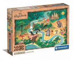 Puzzle 1000 elementów Compact Story Maps The Jungle Book