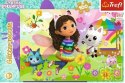 Puzzle 100 elementów Glitter Brokatowa Gabi Gabby's Dollhouse