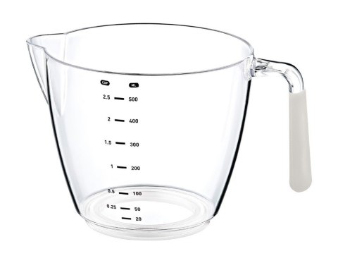 Dzbanek z miarką 0,5L jasny beż