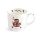 Jeże na Sankach Kubek Porcelanowy 310 ml