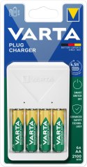 ŁADOWARKA VARTA PLUG CHARGER + 4xAA 2100mAh