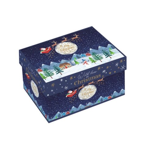 Merry Christmas Kubek Porcelanowy w Ozdobnym Pudeł