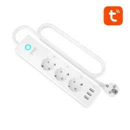 Inteligentna listwa zasilająca WiFi Gosund P1 PLUS (3x AC schuko, 3x USB-A) Tuya