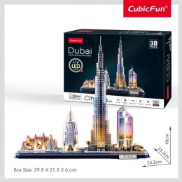 Puzzle 3D LED Dubaj