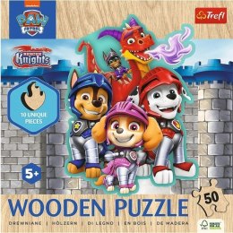 Puzzle drewniane 50 elementów Psi Patrol