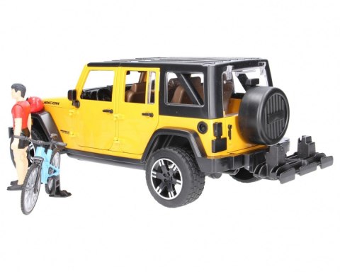 Jeep Wrangler Rubicon z rowerem i figurką