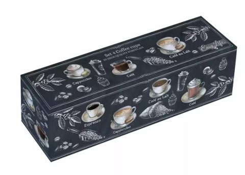 Barista Filiżanki Porcelanowe do Espresso w Ozdobnym Pudełku 100 ml