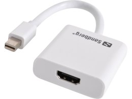 Adapter SANDBERG Mini DisplayPort (M) - HDMI (F) Mini DisplayPort (wtyk) - HDMI (gniazdo) 508-29