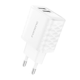 Ładowarka sieciowa Foneng EU53 20W 2xUSB-A, 2,4A (Biała)