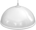 Lampa Wisząca KUCHNIA Biały Klosz z Tworzywa 1xE27 41cm