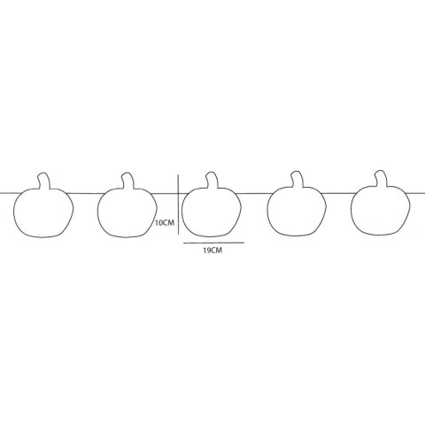 GIRLANDA DEKORACYJNA DYNIE HALLOWEEN