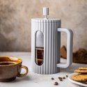 ZAPARZACZ DO HERBATY KAWY SZKLANY FRENCH PRESS 1000 ML SZARY KLAUSBERG KB-7752