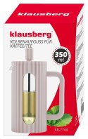 ZAPARZACZ DO HERBATY KAWY SZKLANY FRENCH PRESS 350 ML BEŻOWY KLAUSBERG KB-7744