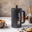 ZAPARZACZ DO HERBATY KAWY SZKLANY FRENCH PRESS 350 ML CZARNY KLAUSBERG KB-7741