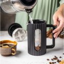 ZAPARZACZ DO HERBATY KAWY SZKLANY FRENCH PRESS 350 ML CZARNY KLAUSBERG KB-7741