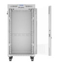 SZAFA INSTALACYJNA RACK STOJĄCA 19" 22U 600X800 SZARA DRZWI SZKLANE LCD LANBERG (FLAT PACK) V2