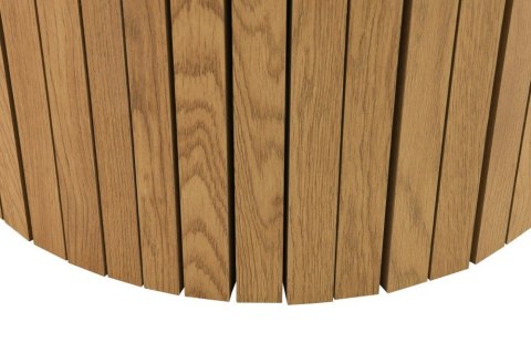 Okrągły stolik kawowy CAIRO 80cm lamele