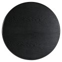 Okrągły stolik kawowy ROMA 80cm czarny