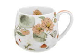 Porcelanowy kubek baryłka Autumn flowers 430 ml