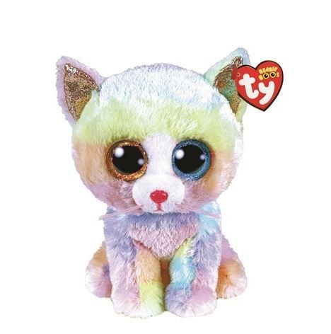 Maskotka TY Beanie Boos - Kot Heather 15 cm