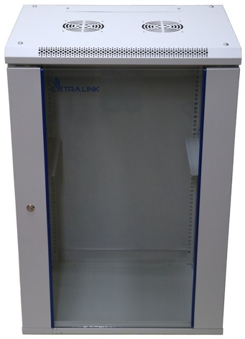 EXTRALINK 15U 600X450 WALL-MOUNTED RACKMOUNT CABINET GRAY