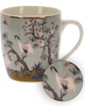 Kubek porcelanowy Ashley 200ml wzór 1 Elegancki kubek do kawy i herbaty, wykonany z porcelany kostnej inspirowany stylem japońsk