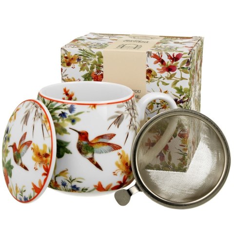 Kubek baryłka z zaparzaczem Linnea