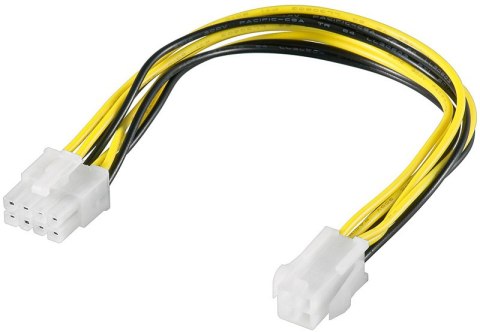 Kabel AKYGA Kabel zasilający P4 4 pin F do P8 4+4pin M AK-CA-10