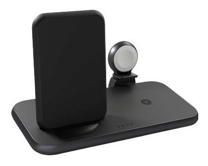 ZENS Aluminium 4w1 Stand Wireless Charger - bezprzewodowa stacja ładująca do trzech urządzeń (45W), z możliwością ładowanie czwa