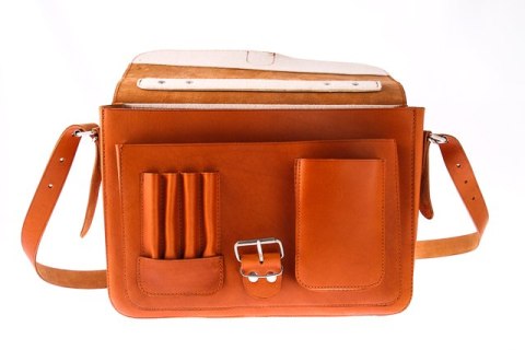 Teczka skórzana 3w1 Vintage P13 COGNAC