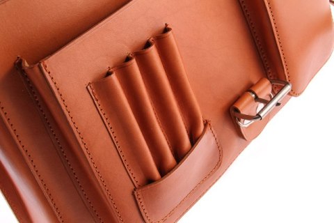 Teczka skórzana 3w1 Vintage P13 COGNAC