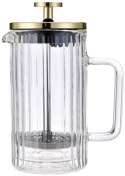 ZAPARZACZ DO KAWY HERBATY SZKLANY 350ML FRENCH PRESS ZŁOTY KLAUSBERG KB-7759