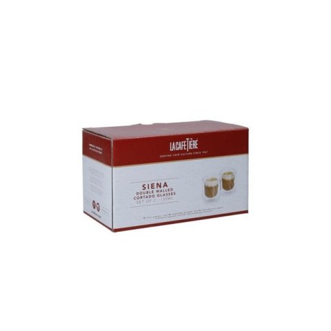 La Cafetiere Szklanki Siena z Podwójnymi Ściankami